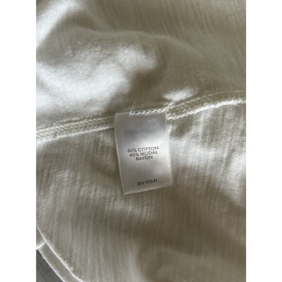 J. Jill Women’s White Button Flowy Tunic Tank Top Size XS - Picture 5 of 5